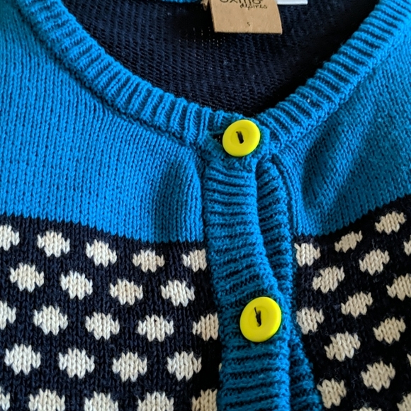 Oxmo Cardigan with pockets & polka dots - Picture 6 of 7